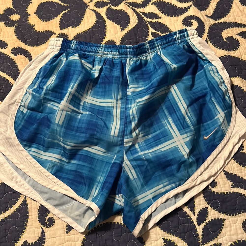Guc blue white Nike shorts size medium